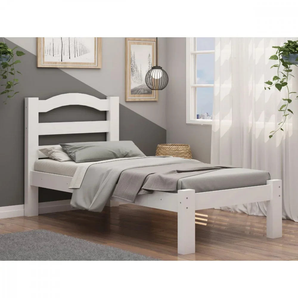 Cama Solteiro Robusta para Colchão de 88 cm Arauna